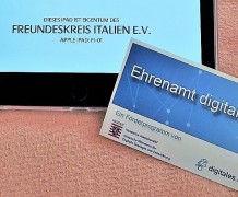 Freundeskreis Italien erhält Förderung aus dem Programm "Ehrenamt digitalisiert" 