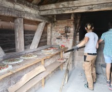 Besuch im Freilandmuseum Fladungen - Ploatz aus dem Backhaus