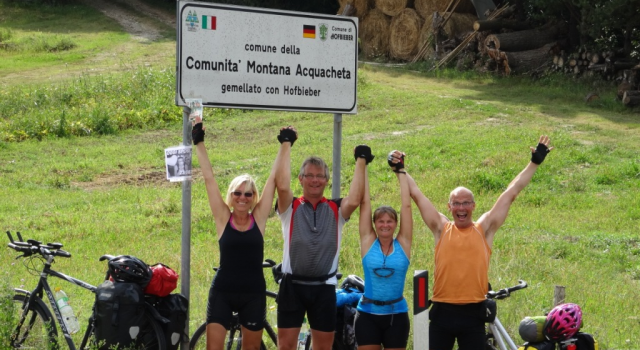 "Hofbieber-Modigliana con Bicicletta" - in 14 Tagen mit dem Rad in die Partnerregion