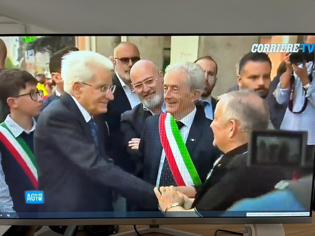 Staatspräsident Sergio Mattarella in Modigliana