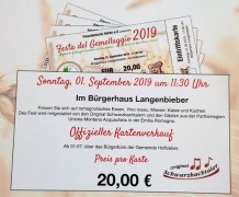 Partnerschaftsfest 2019 - Feiern Sie mit