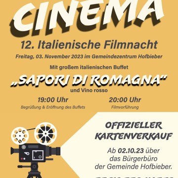 12. Italienische Kinonacht „Notte del Cinema“