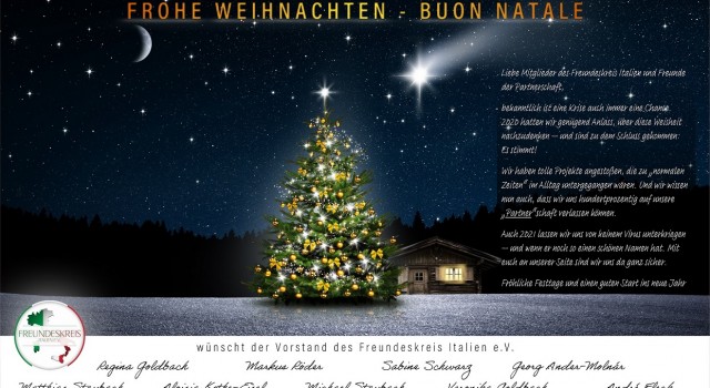 Frohe Weihnachten - Buon natale